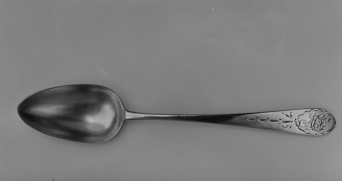 Spoon, Teunis Denise Dubois (1773–1843), Silver, American 