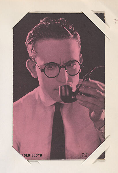 Harold Lloyd from Movie Stars Exhibit Cards series (W401), Exhibit Supply Company, Commercial color photolithograph 