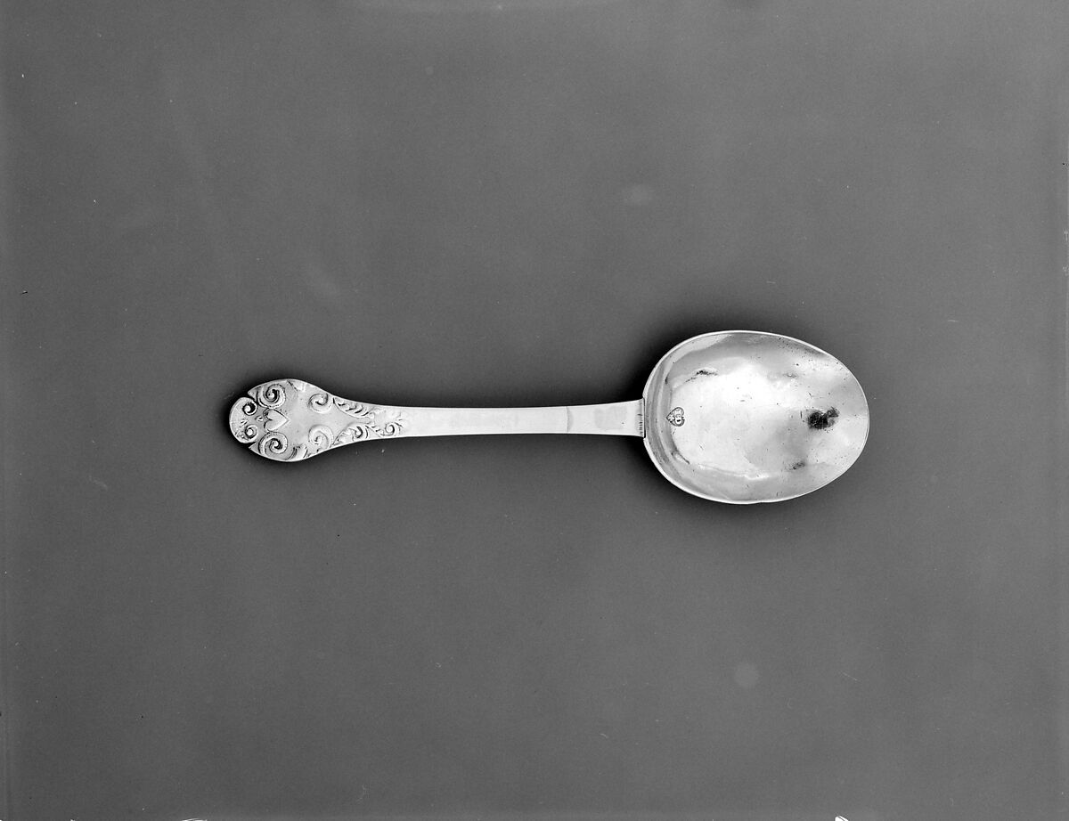 Spoon, Jeremiah Dummer (American, 1645–1718), Silver, American