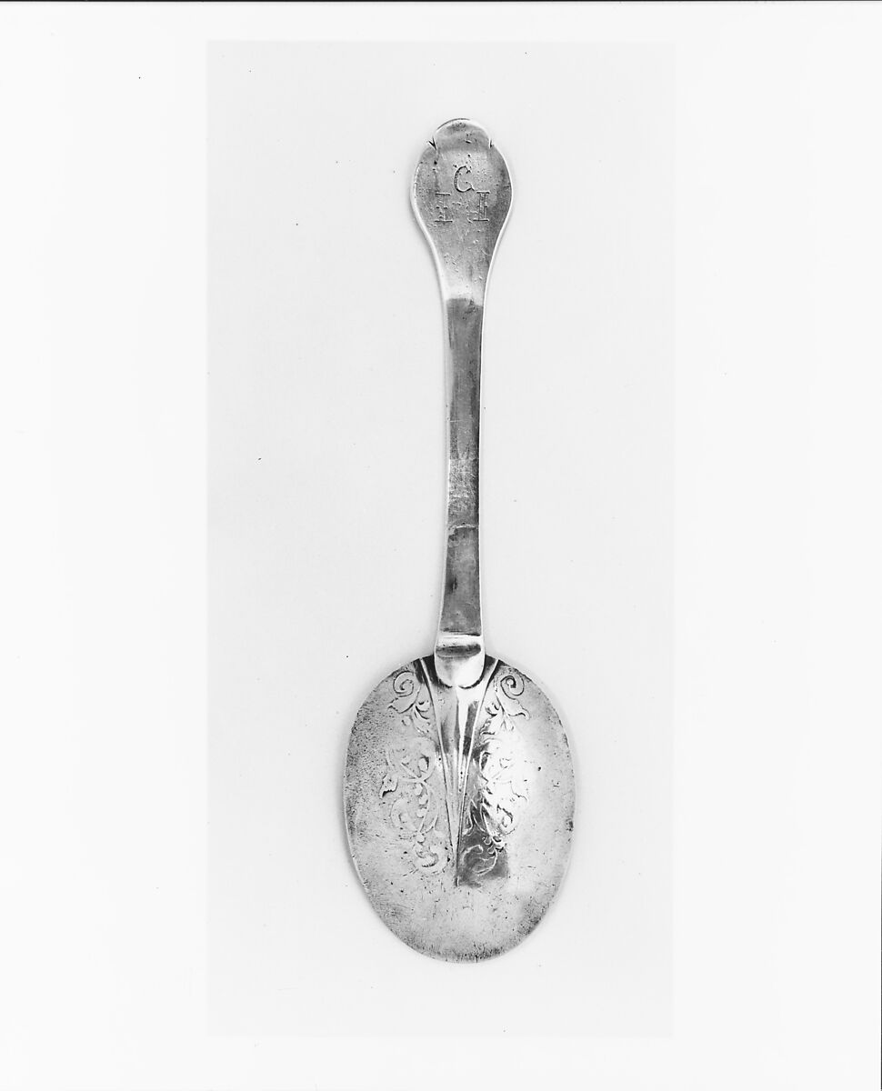 Spoon, Jeremiah Dummer (American, 1645–1718), Silver, American