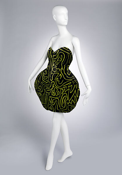 Dress, Stephen Sprouse (American, 1953–2004), viscose, cotton, acetate, American