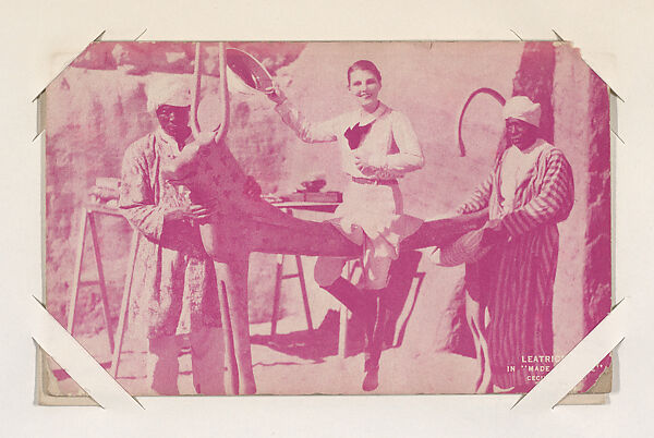 Leatrice Joy in "Made for Love" from Scenes from Movies Exhibit Cards series (W404), Commercial color photolithograph 