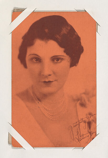 Leatrice Joy from Movie Stars Exhibit Cards series (W401), Commercial color photolithograph 