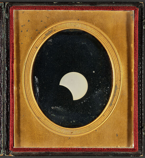 Partial Eclipse of the Sun, John Adams Whipple (American, Cambridge, Massachusetts 1822–1891 Grafton, Massachusetts), Daguerreotype 