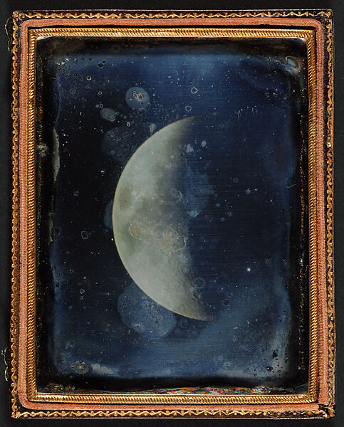 View of the Moon, John Adams Whipple (American, Cambridge, Massachusetts 1822–1891 Grafton, Massachusetts), Daguerreotype