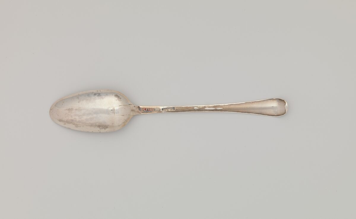 Spoon, Cary Dunn (active ca. 1765–96), Silver, American