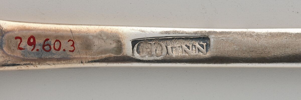 Spoon, Cary Dunn (active ca. 1765–96), Silver, American