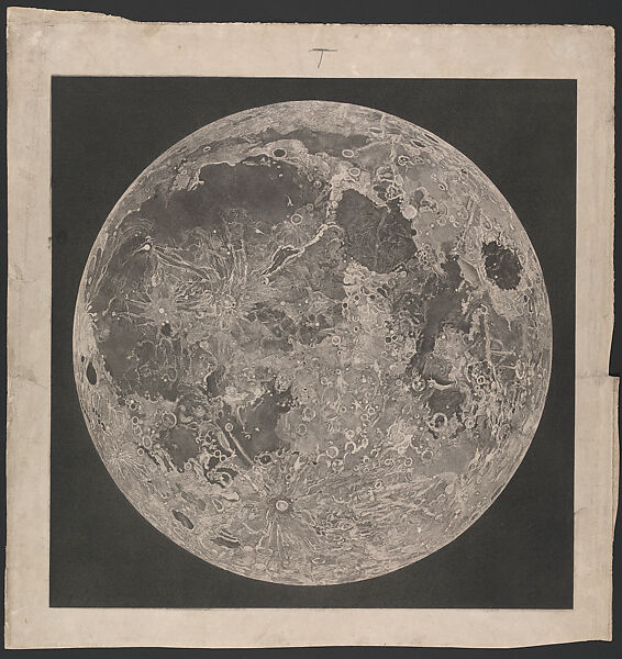 Lunar Planisphere, Flat Light, John Russell (British, Guildford 1745–1806 Hull), Engraving 