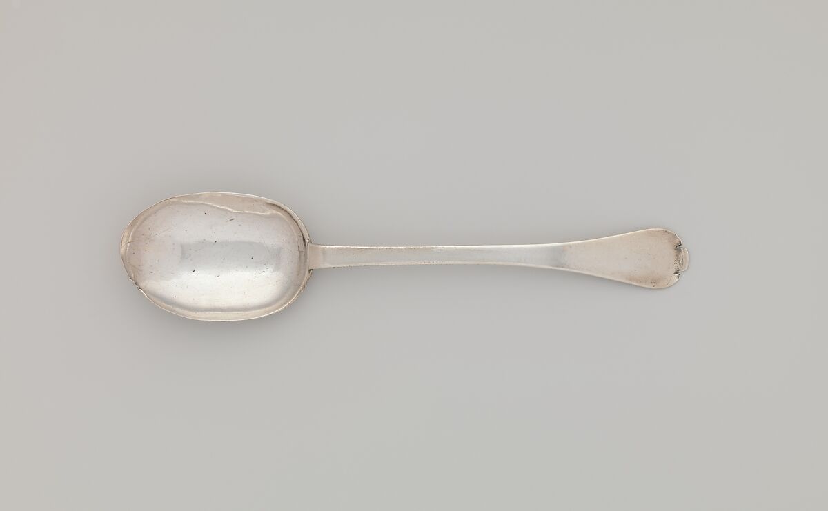 Spoon, John Edwards (ca. 1671–1746), Silver, American 