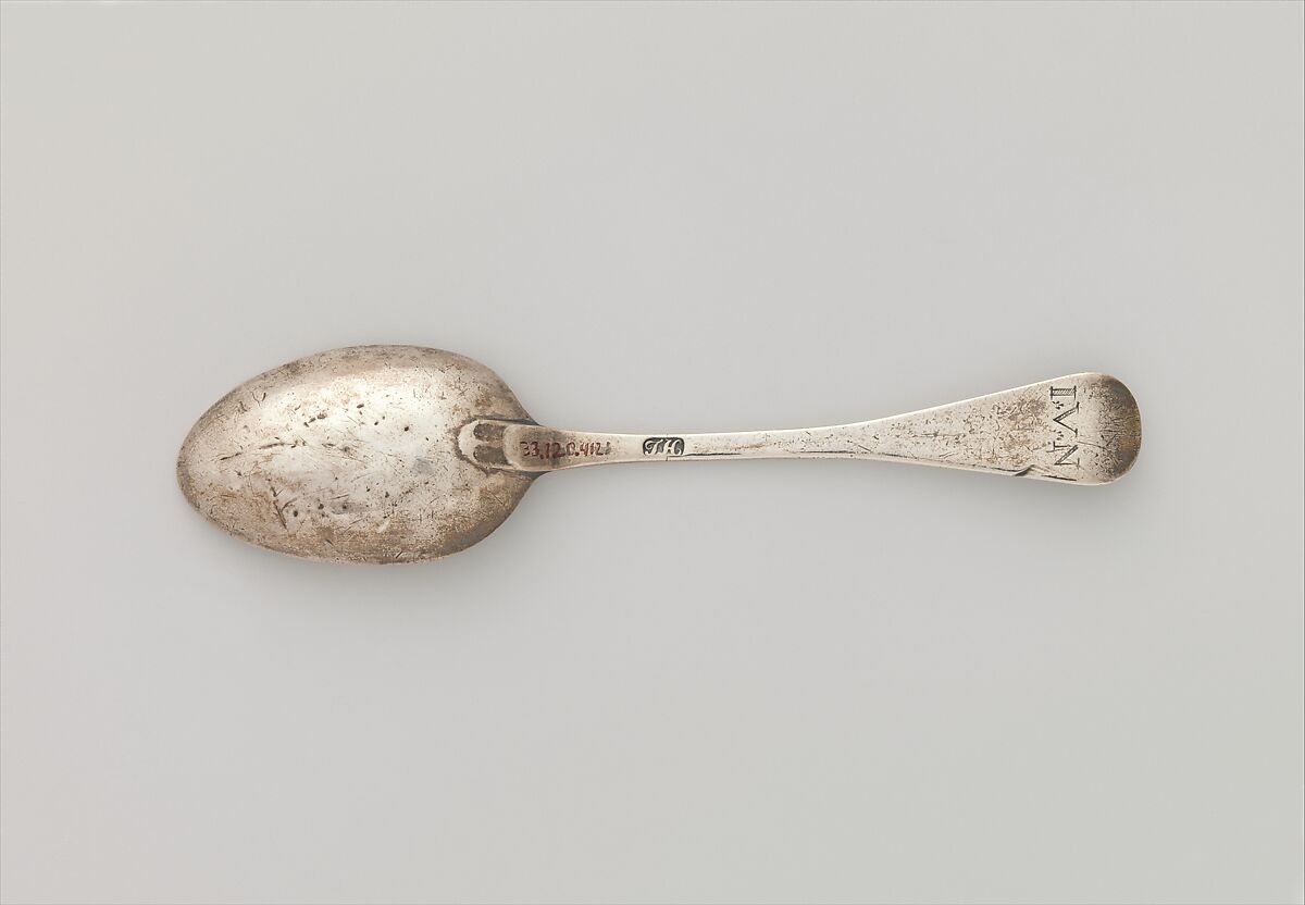 Spoon, Thomas Hamersley (1727–1781), Silver, American