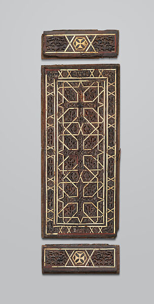 Coptic Panels, Wood; inlaid with bone, Egyptian (Fatimid, Coptic) 