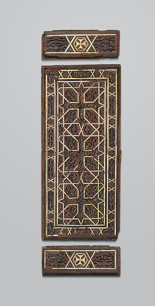 Coptic Panels, Wood; inlaid with bone, Egyptian (Fatimid, Coptic)