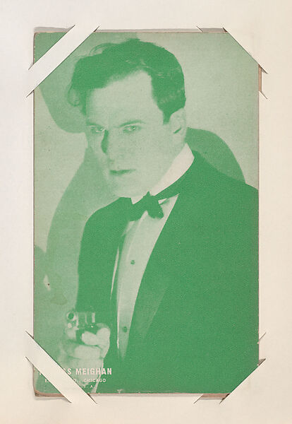 Thomas Meighan from Movie Stars Exhibit Cards series (W401), Exhibit Supply Company, Commercial color photolithograph 