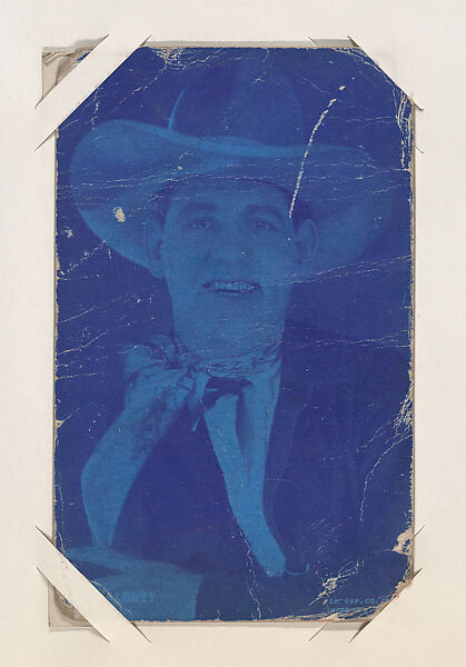 Leo Maloney from Western Stars or Scenes Exhibit Cards series (W412), Exhibit Supply Company, Commercial color photolithograph 