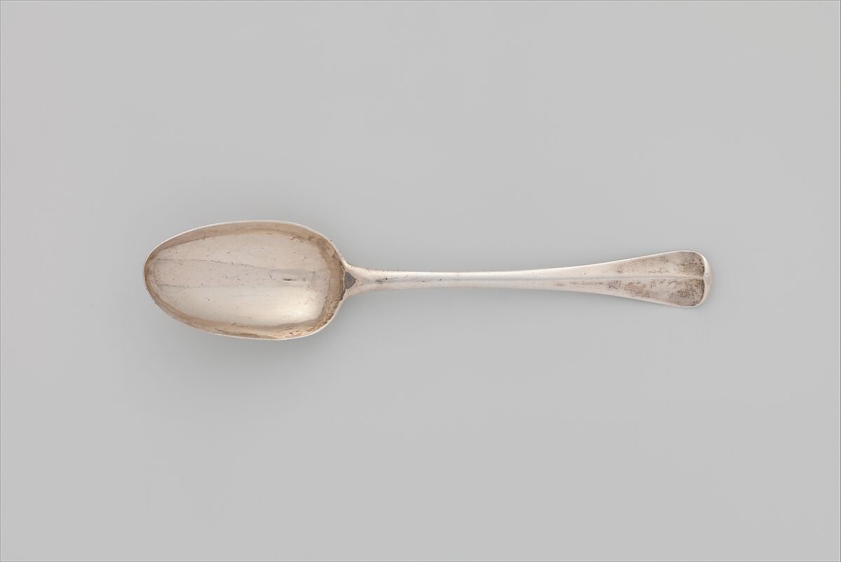 Spoon, Jacob Hurd (American, Boston, Massachusetts 1702/3–1758 Boston, Massachusetts), Silver, American