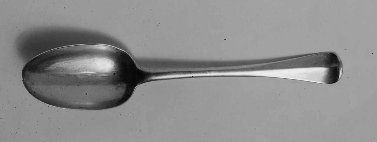 Spoon, Jacob Hurd (American, Boston, Massachusetts 1702/3–1758 Boston, Massachusetts), Silver, American 