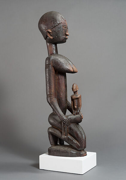 Mother and Child Figure, Wood, Dogon peoples 