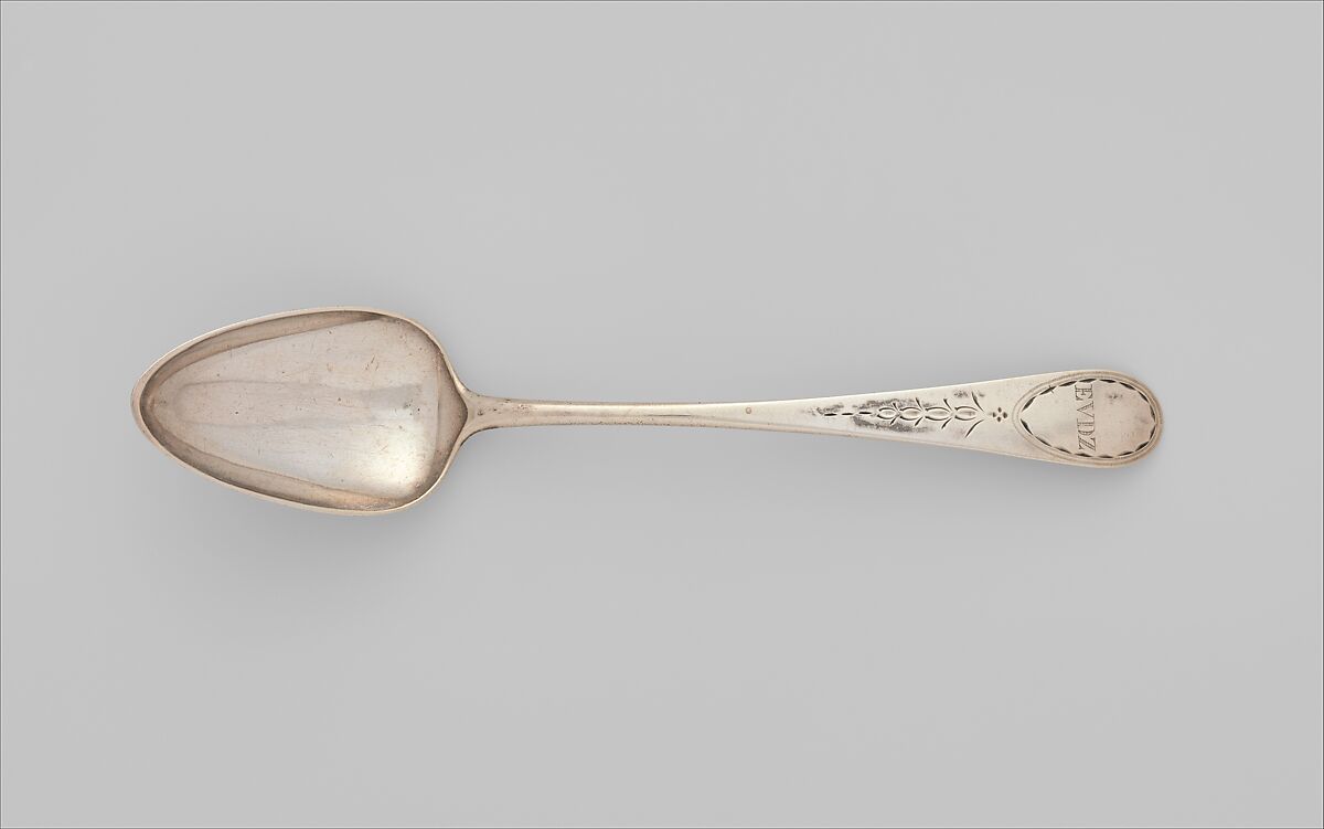 Spoon, Isaac Hutton (American, New York 1766–1855 Albany, New York), Silver, American 