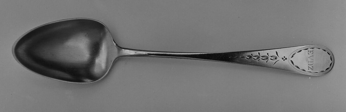 Spoon, Isaac Hutton (American, New York 1766–1855 Albany, New York), Silver, American