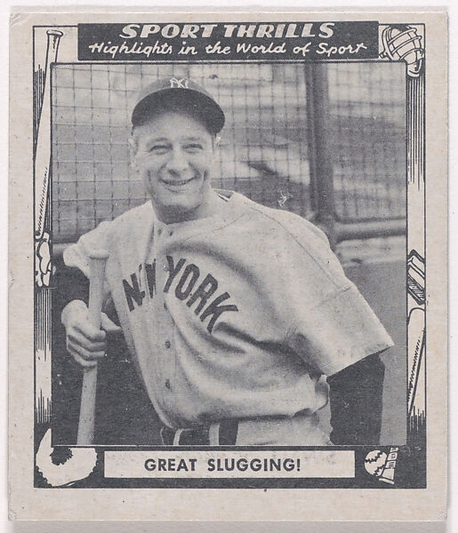 Great Slugging!, from the "Sport Thrills" series (R448), issued with Swell Bubble Gum by the Philadelphia Chewing Gum Corporation, Issued by Philadelphia Chewing Gum Corporation, Commercial photolithograph 
