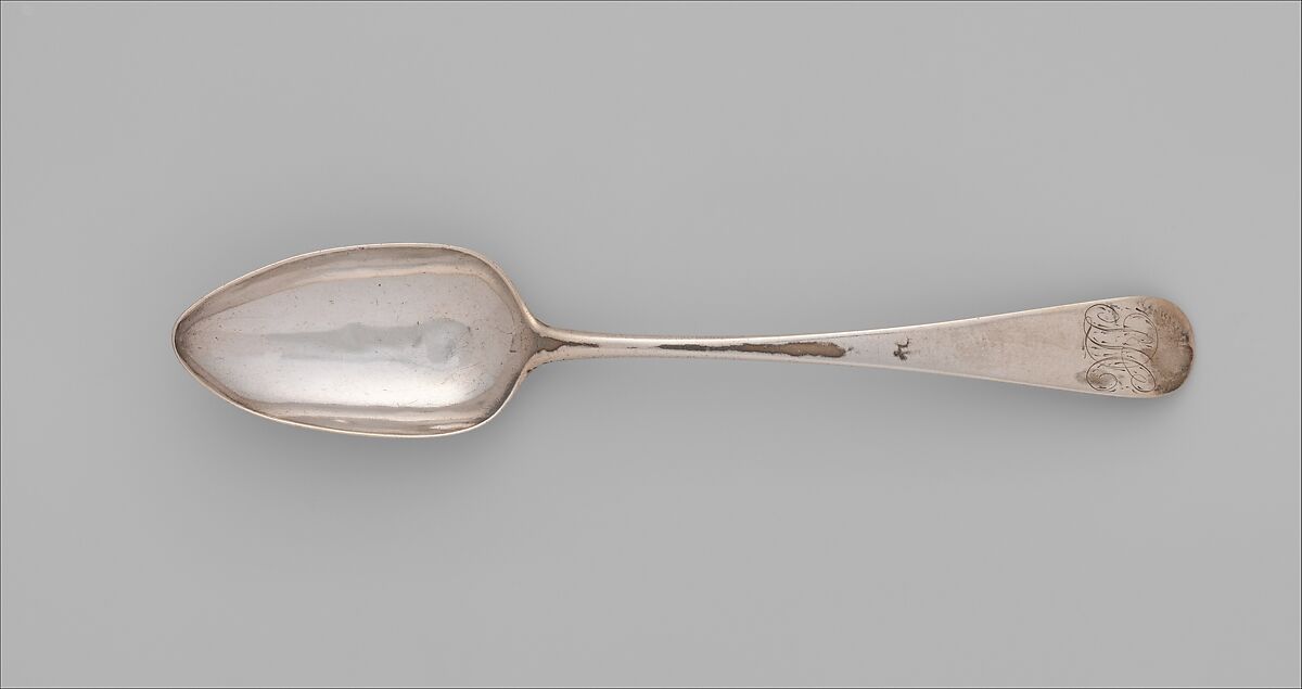 Spoon, Joseph Lownes (1758–1820), Silver, American 