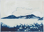 A Volcano Pilgrim in Exchange for Fire, Serena Perrone (American, born 1979), Suite of 20 drypoint, gouache monotype, silkscreen and
letterpress with colophon in a linen portfolio box