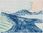A Volcano Pilgrim in Exchange for Fire, Serena Perrone (American, born 1979), Suite of 20 drypoint, gouache monotype, silkscreen and
letterpress with colophon in a linen portfolio box