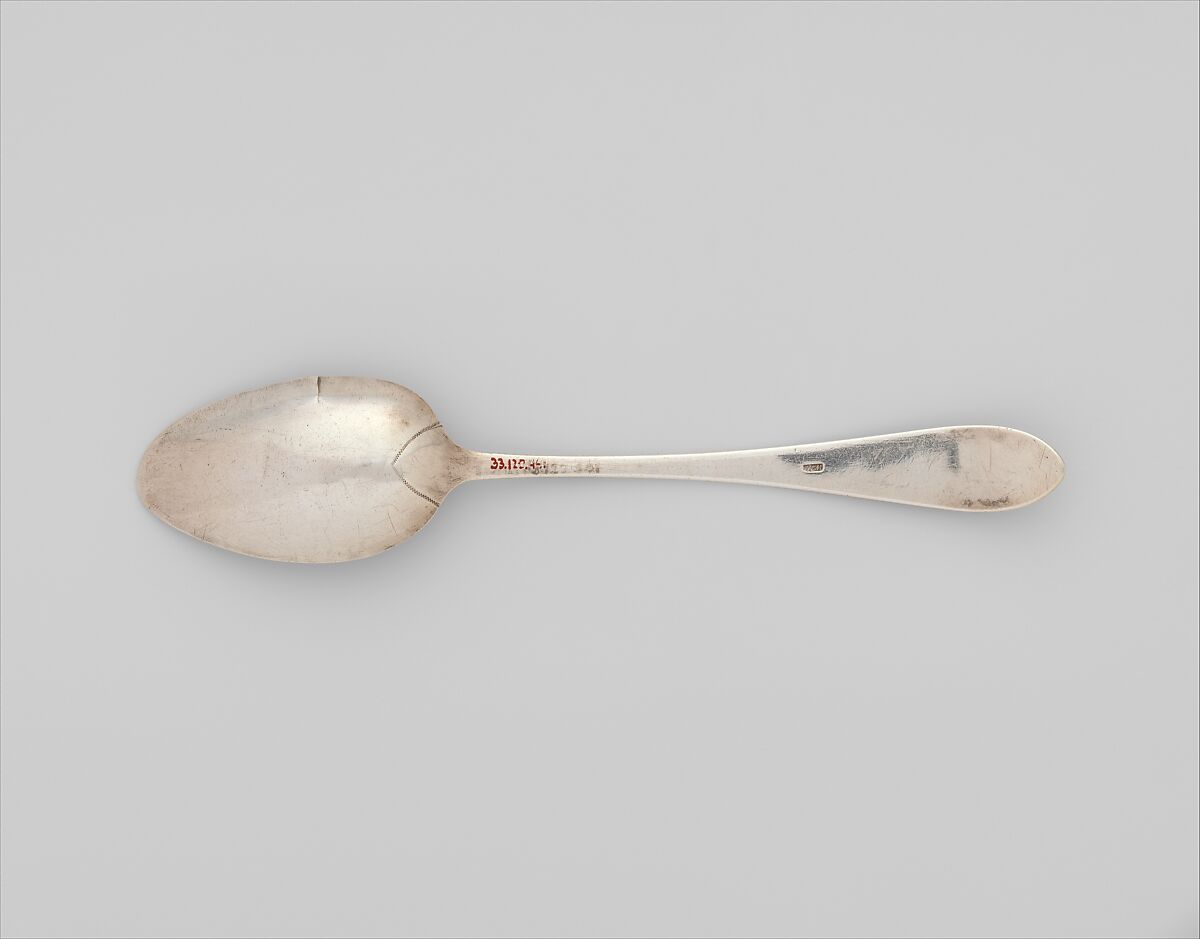 Spoon, Joseph Moulton (1744–1816), Silver, American