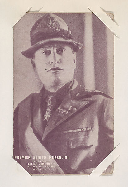 benito mussolini hat