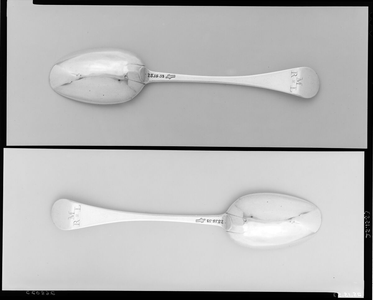 Spoon, Myer Myers (1723–1795), Silver, American