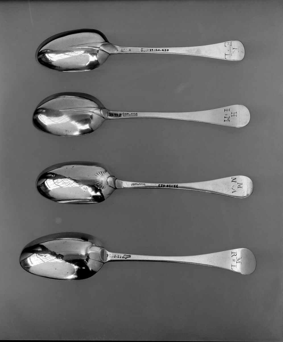 Spoon, Myer Myers (1723–1795), Silver, American