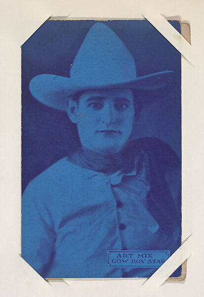 Art Mix from Western Stars or Scenes Exhibit Cards series (W412), Commercial photolithograph 