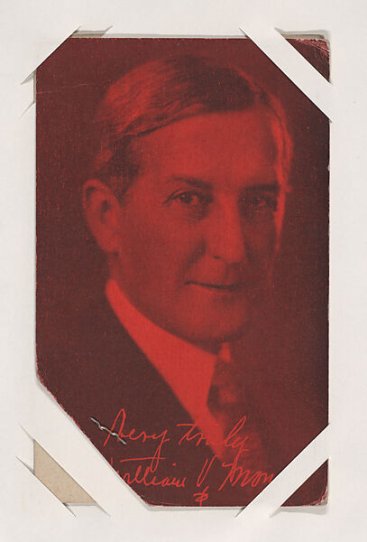 William V. Mong from Movie Stars Exhibit Cards series (W401), Commercial color photolithograph 