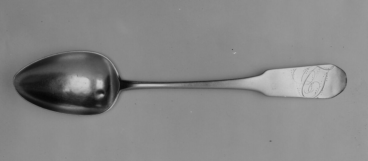 Spoon, Frederick Oakes (active ca. 1814–1825), Silver, American 