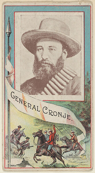 General Cronje, from the "Generals" series (T64), issued by D.H. McAlpin & Co. Tobacco Company, Issued by D.H. McAlpin &amp; Co. Tobacco Company, Commercial color lithograph 