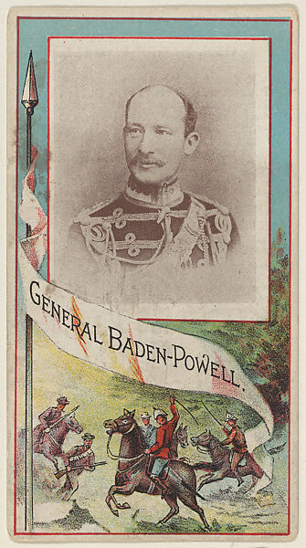 General Baden-Powell, from the "Generals" series (T64), issued by D.H. McAlpin & Co. Tobacco Company, Issued by D.H. McAlpin &amp; Co. Tobacco Company, Commercial color lithograph 