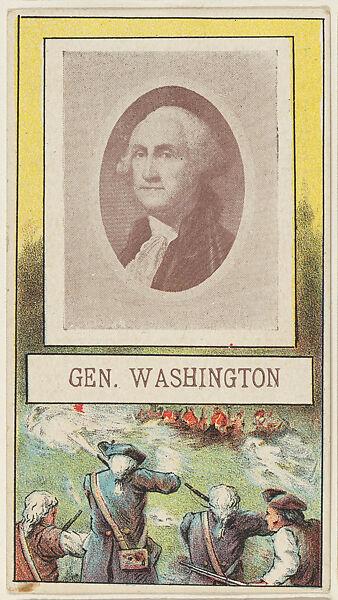 General Washington, from the "Generals" series (T64), issued by D.H. McAlpin & Co. Tobacco Company, Issued by D.H. McAlpin &amp; Co. Tobacco Company, Commercial color lithograph 