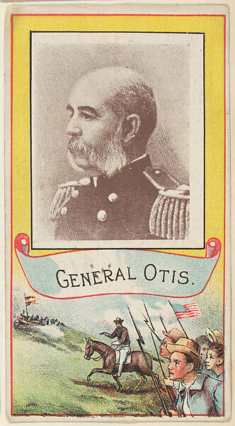 General Otis, from the "Generals" series (T64), issued by D.H. McAlpin & Co. Tobacco Company, Issued by D.H. McAlpin &amp; Co. Tobacco Company, Commercial color lithograph 