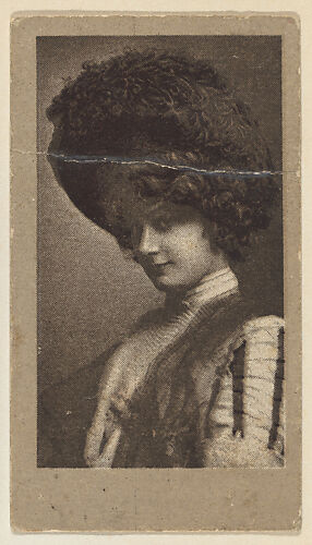 Portrait of a woman wearing a hat, from the 
