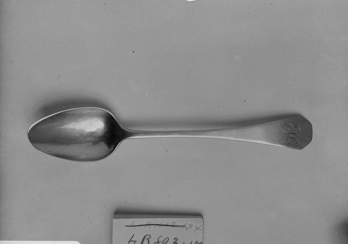 Spoon, Paul Revere, III (1760–1813), Silver, American 