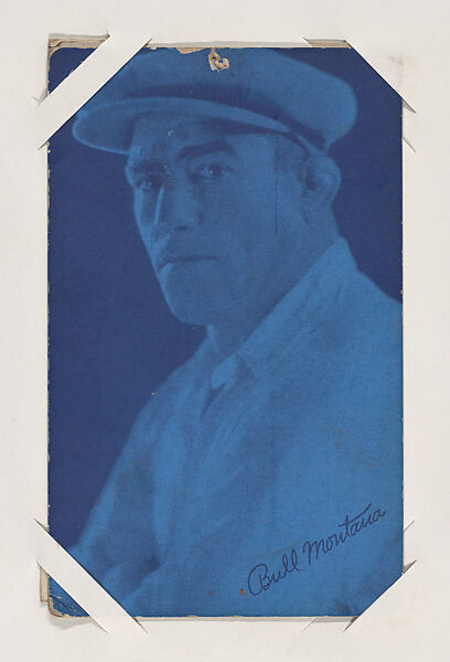 Bull Montana from Movie Stars Exhibit Cards series (W401), Commercial color photolithograph 