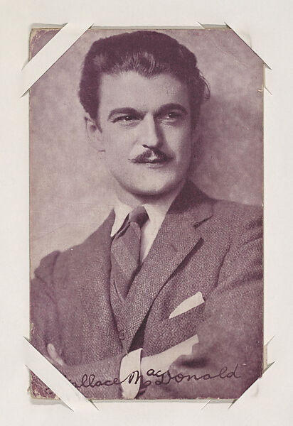Wallace MacDonald from Movie Stars Exhibit Cards series (W401), Commercial color photolithograph 