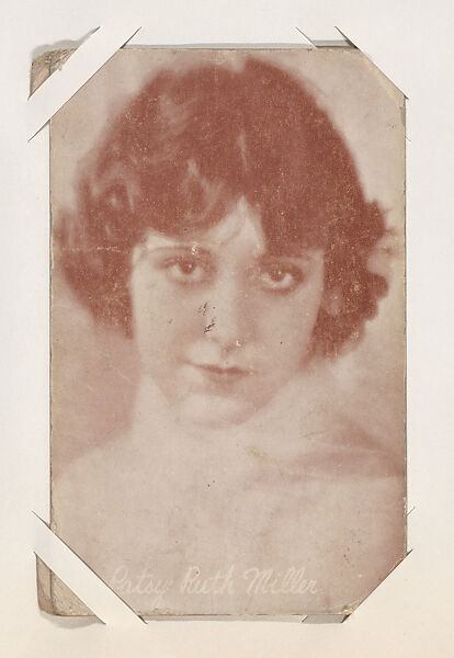 Patsy Ruth Miller from Movie Stars Exhibit Cards series (W401) | The Metropolitan Museum of Art