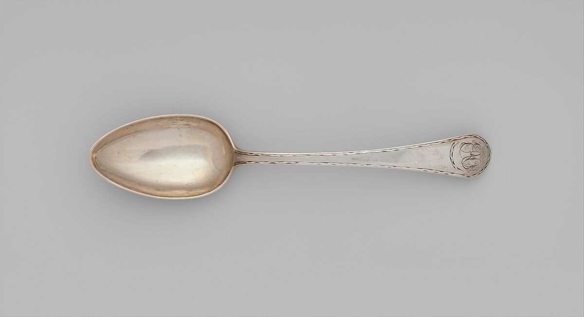 Spoon, Paul Revere Jr. (American, Boston, Massachusetts 1734–1818 Boston, Massachusetts), Silver, American 