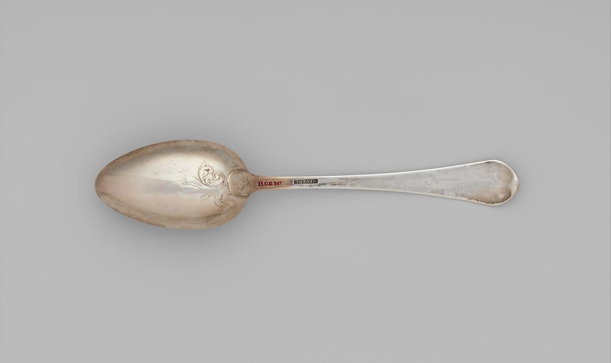 Spoon, Paul Revere Jr. (American, Boston, Massachusetts 1734–1818 Boston, Massachusetts), Silver, American