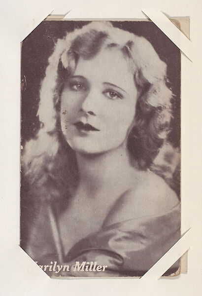 Marilyn Miller from Movie Stars Exhibit Cards series (W401), Commercial color photolithograph 