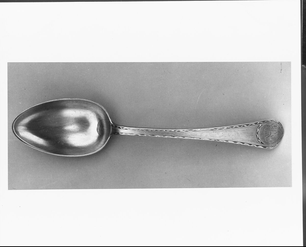 Spoon, Paul Revere Jr. (American, Boston, Massachusetts 1734–1818 Boston, Massachusetts), Silver, American