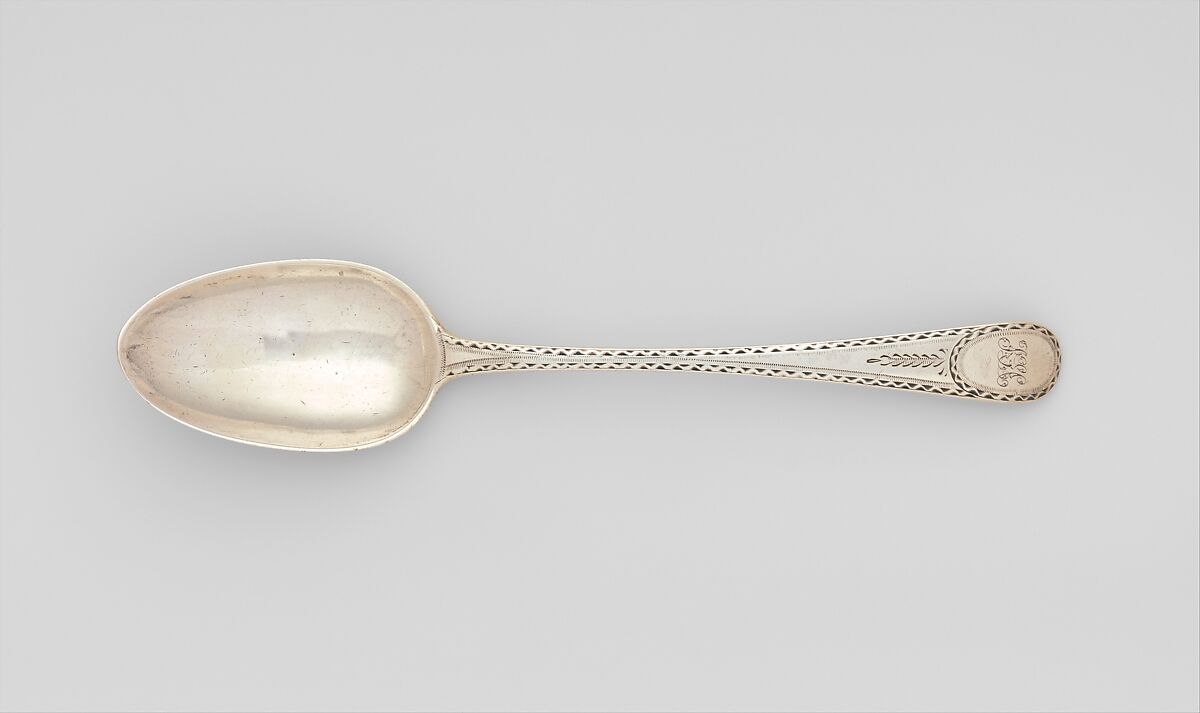 Spoon, Paul Revere Jr. (American, Boston, Massachusetts 1734–1818 Boston, Massachusetts), Silver, American 