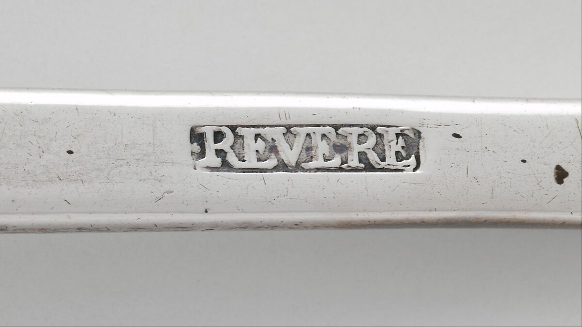 Spoon, Paul Revere Jr. (American, Boston, Massachusetts 1734–1818 Boston, Massachusetts), Silver, American