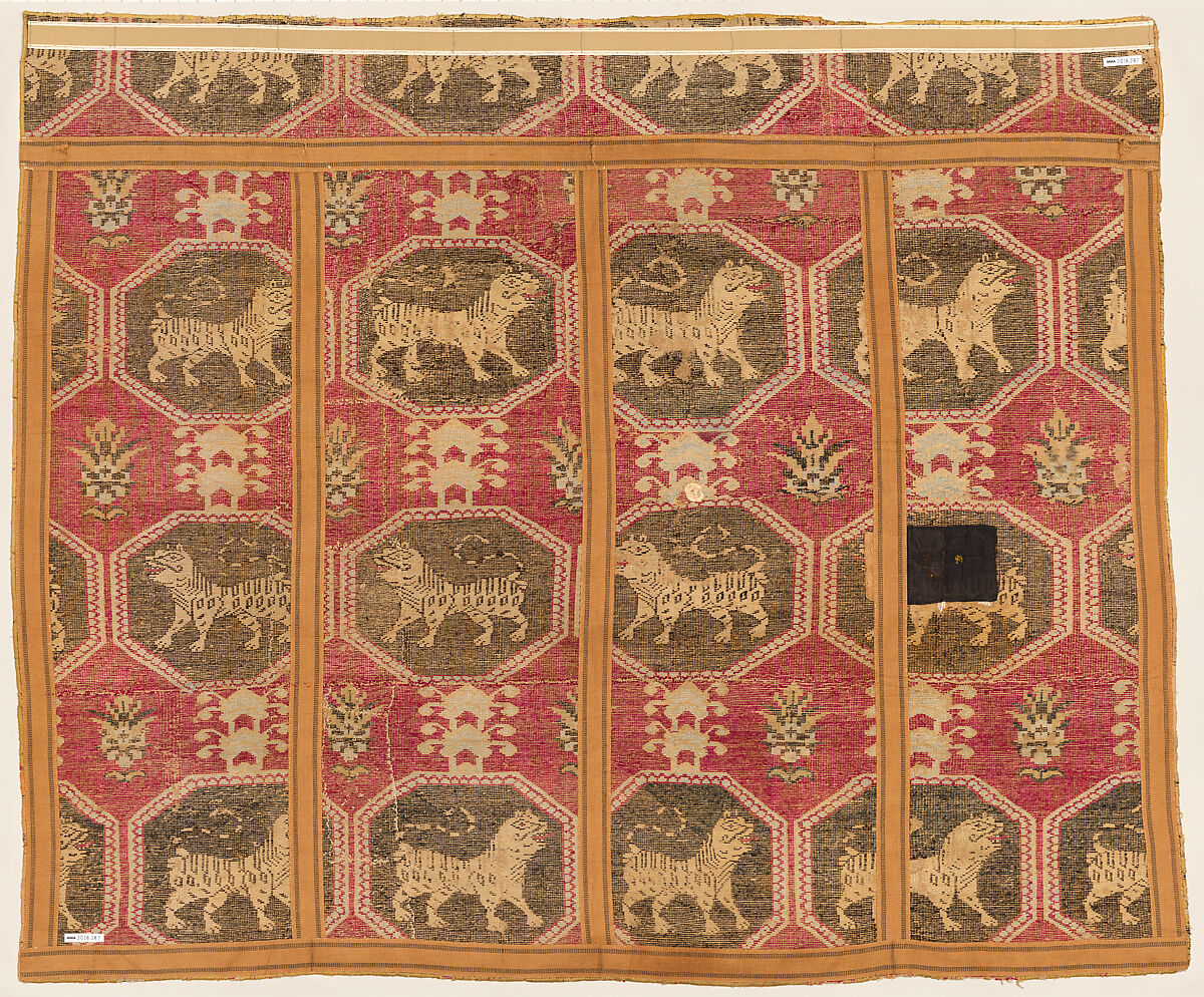 Portuguese Goa Carpet, Cotton and wool
